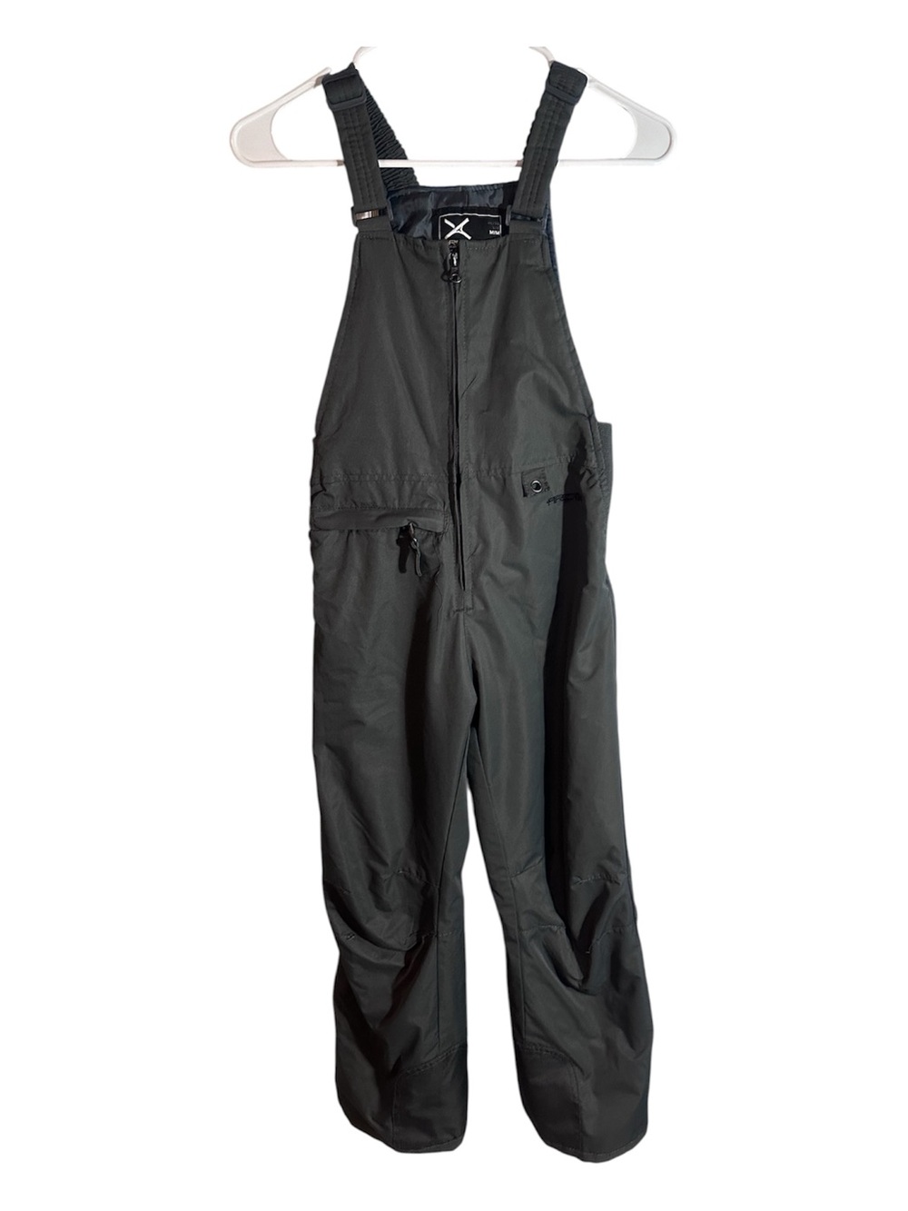 Arctix gray snow pants bibs boys medium
